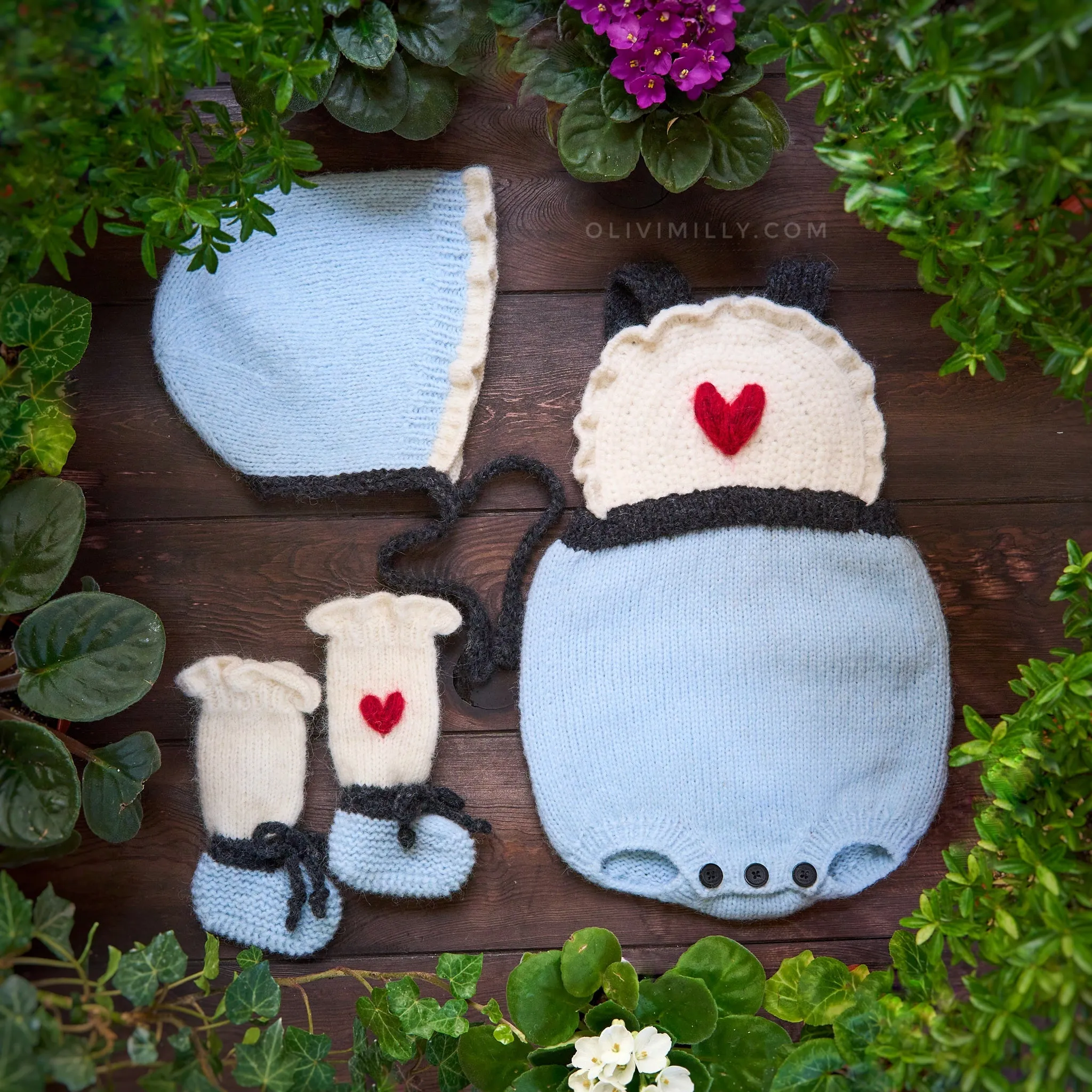 Alice Booties |blue| in stock (0-3m)