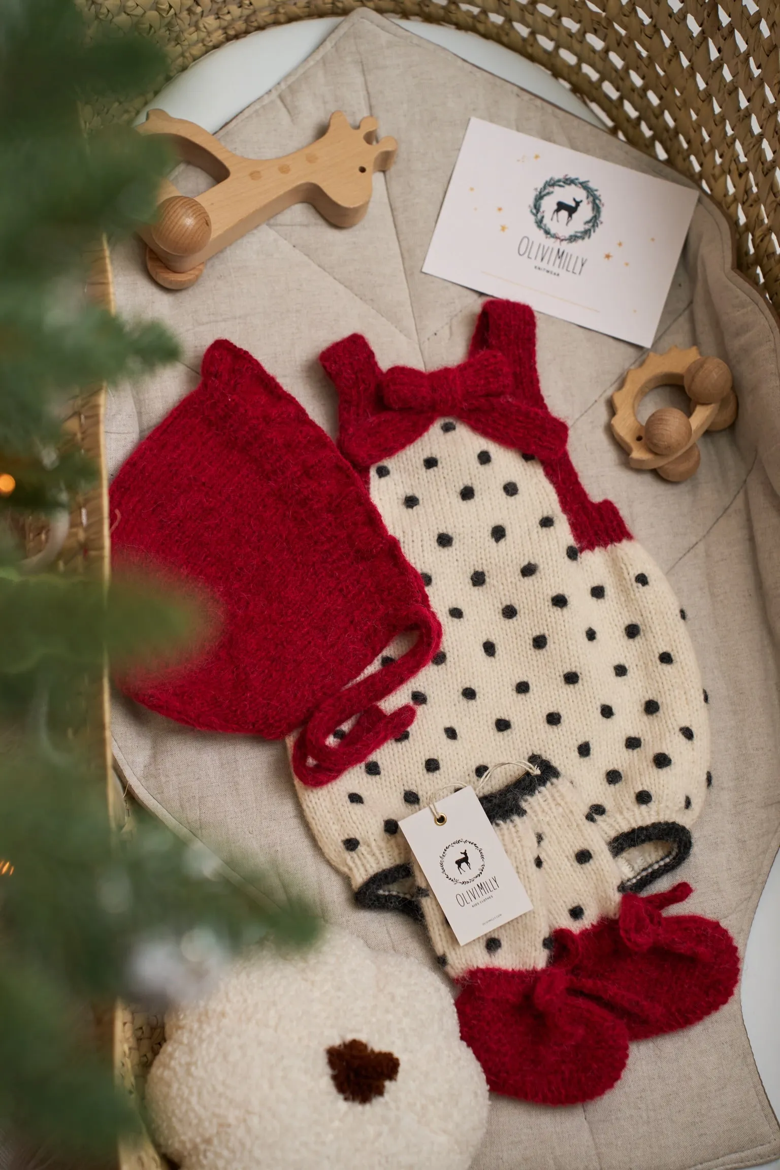 Amelia booties | Red