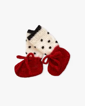 Amelia booties | Red