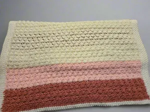 Baby blanket handmade/crib blanket multi-colored