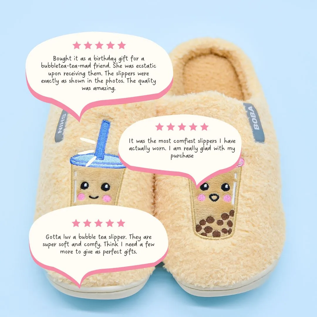 Bubble Tea Slippers