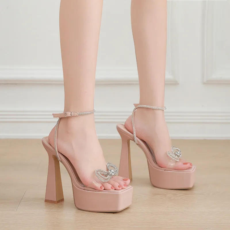 Buckle Up High Heel Sandals