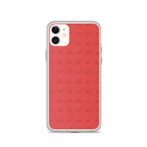 Cape Cod Pattern Red iPhone Case