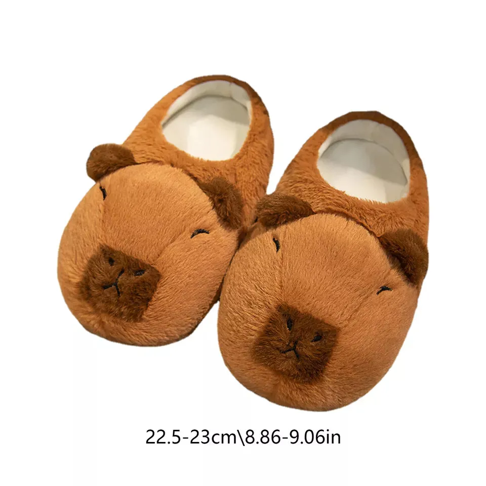 Capybara Cotton Slippers