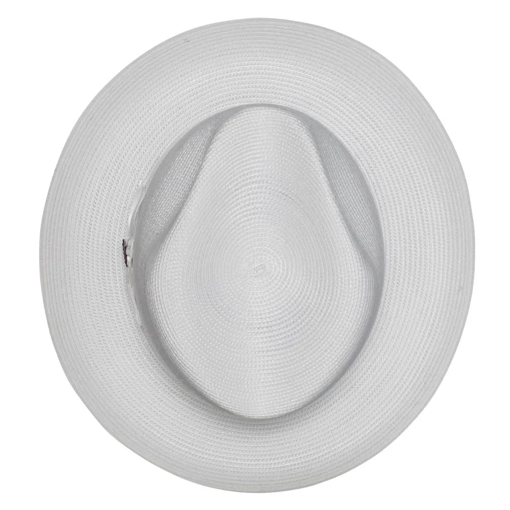Dobbs Harrod White Florentine Milan Straw Hat
