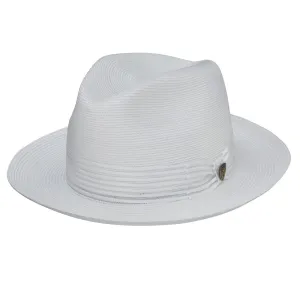 Dobbs Harrod White Florentine Milan Straw Hat
