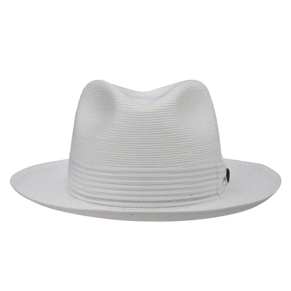 Dobbs Harrod White Florentine Milan Straw Hat