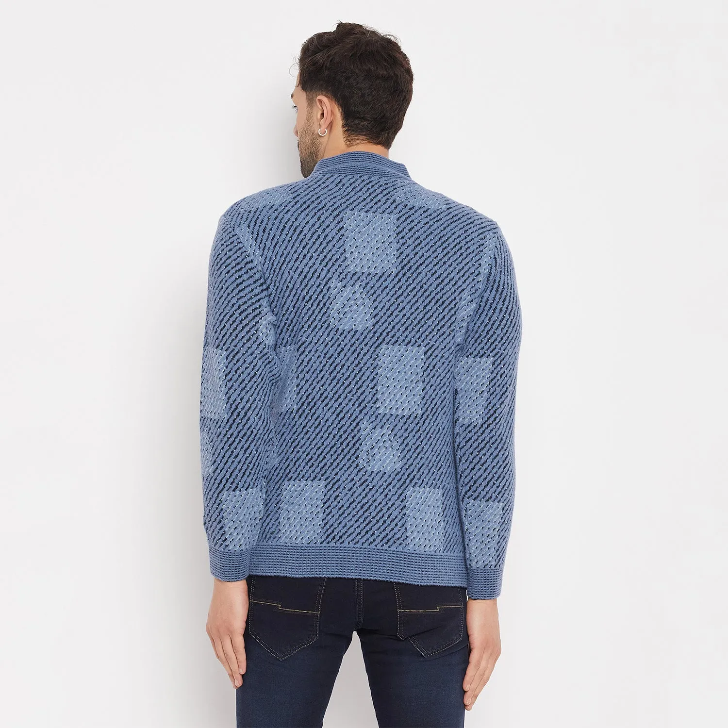 Duke Stardust Men Full Sleeve Zipper Cardigan (SDS2152)