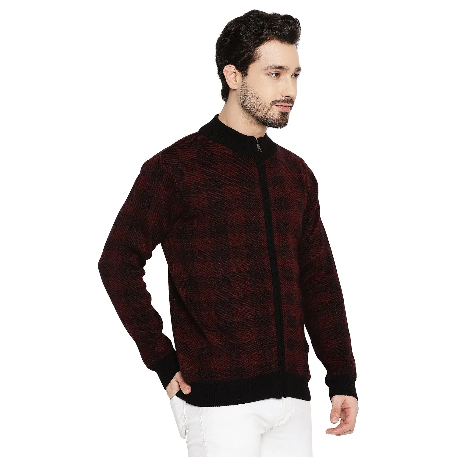 Duke Stardust Men Full Sleeve Zipper Sweater (SDS2086)