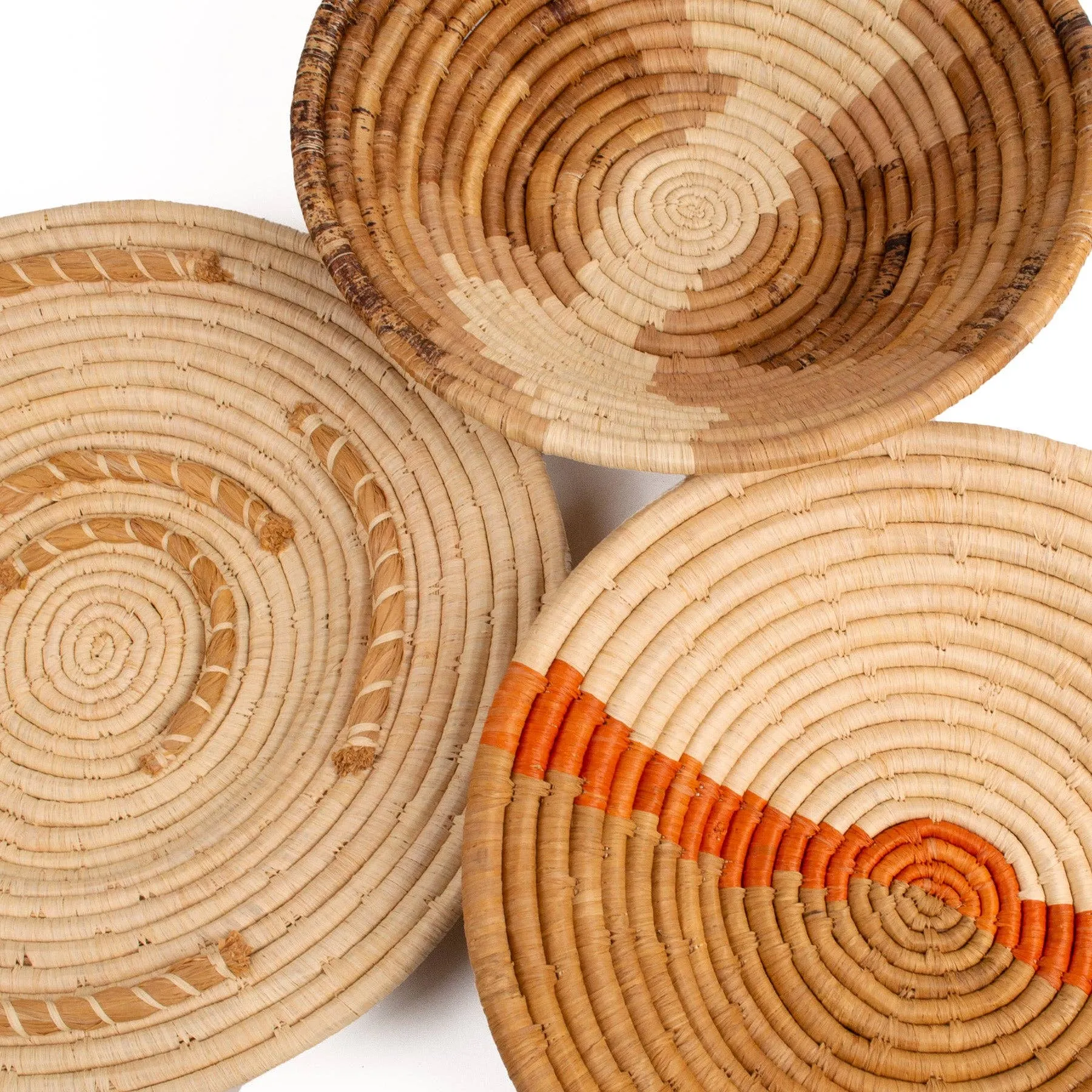 Earthen Craft Woven Bowl - 12" Terra