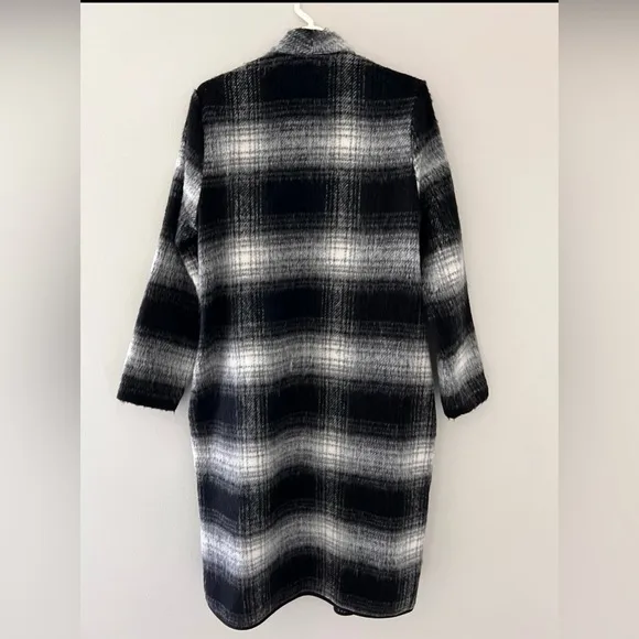 Forever 21 Cozy Wrap Faux Mohair Open Front Long Cardigan  Coat Size Large