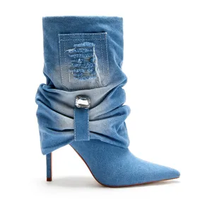 Fox Denim Booties