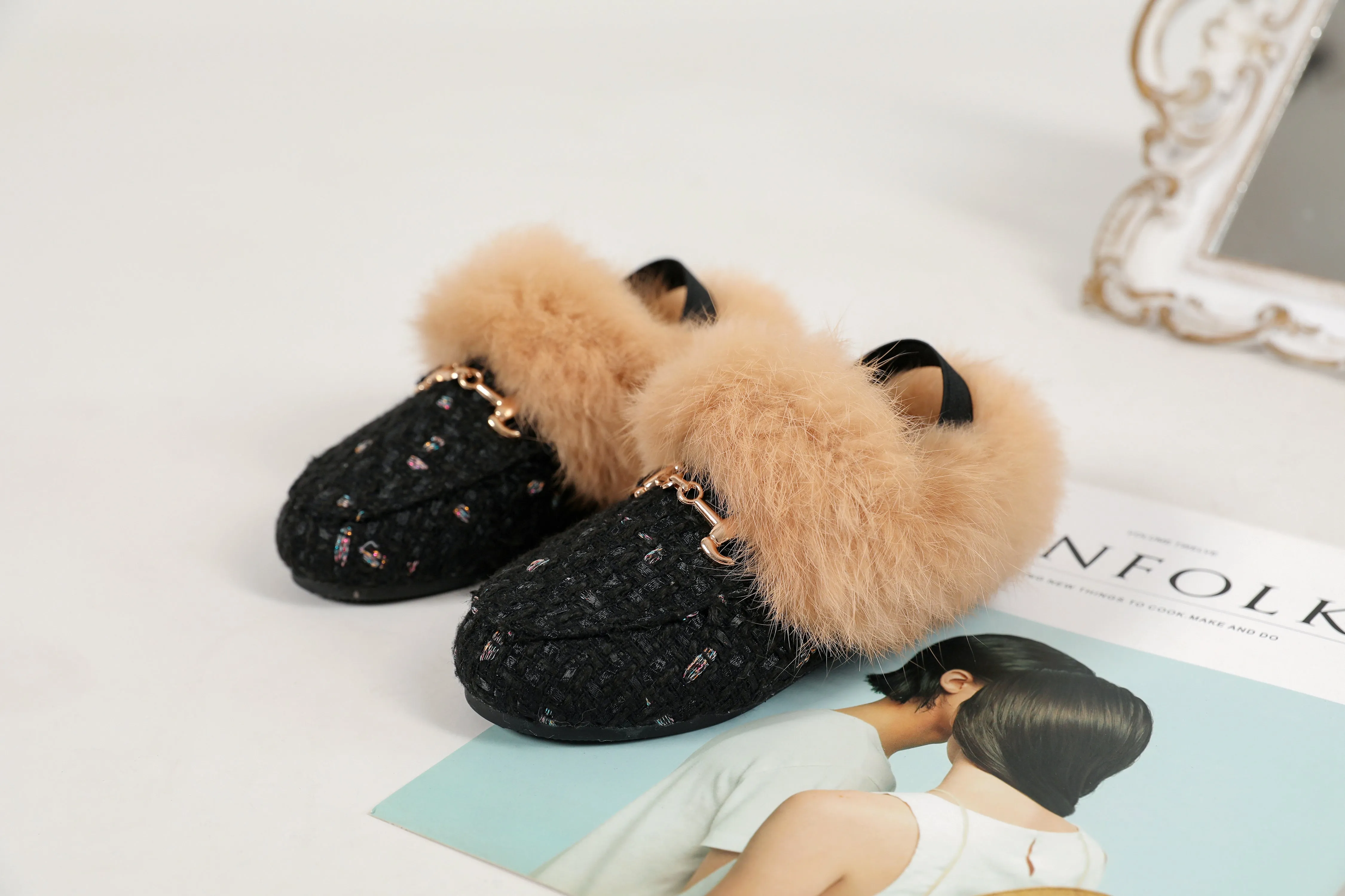 Fur Slippers