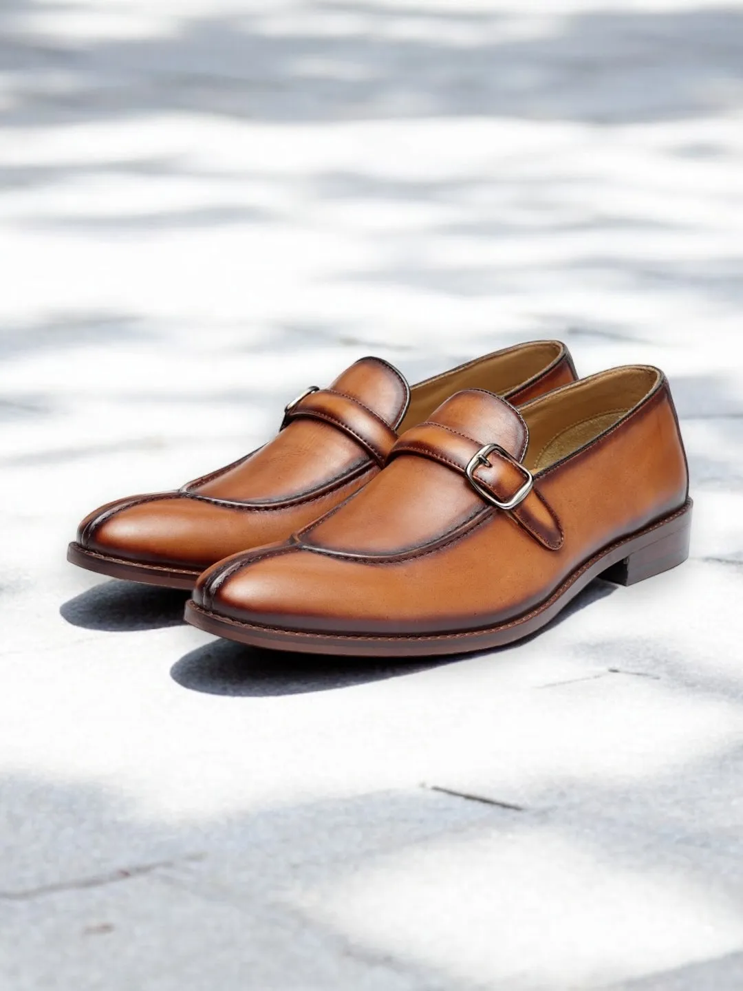 Goldmere Bit – Buckled Leather Loafers