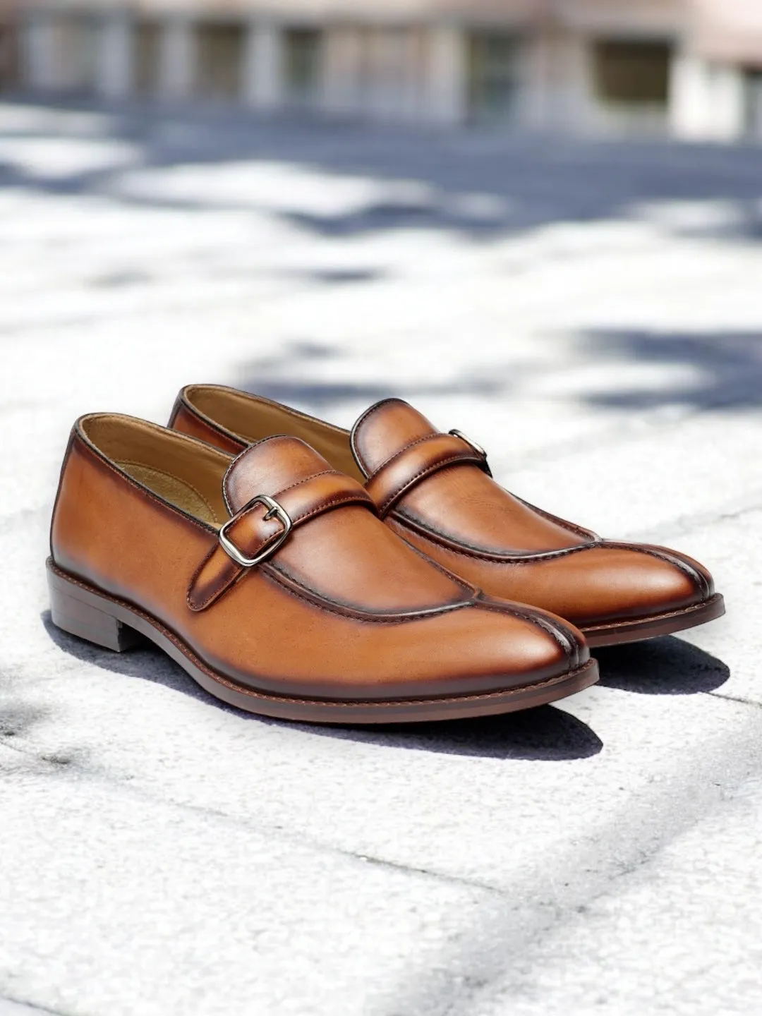 Goldmere Bit – Buckled Leather Loafers