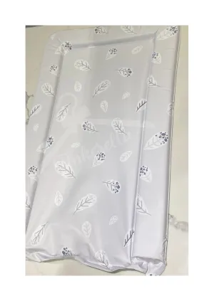 Grey leaf delux changing mat