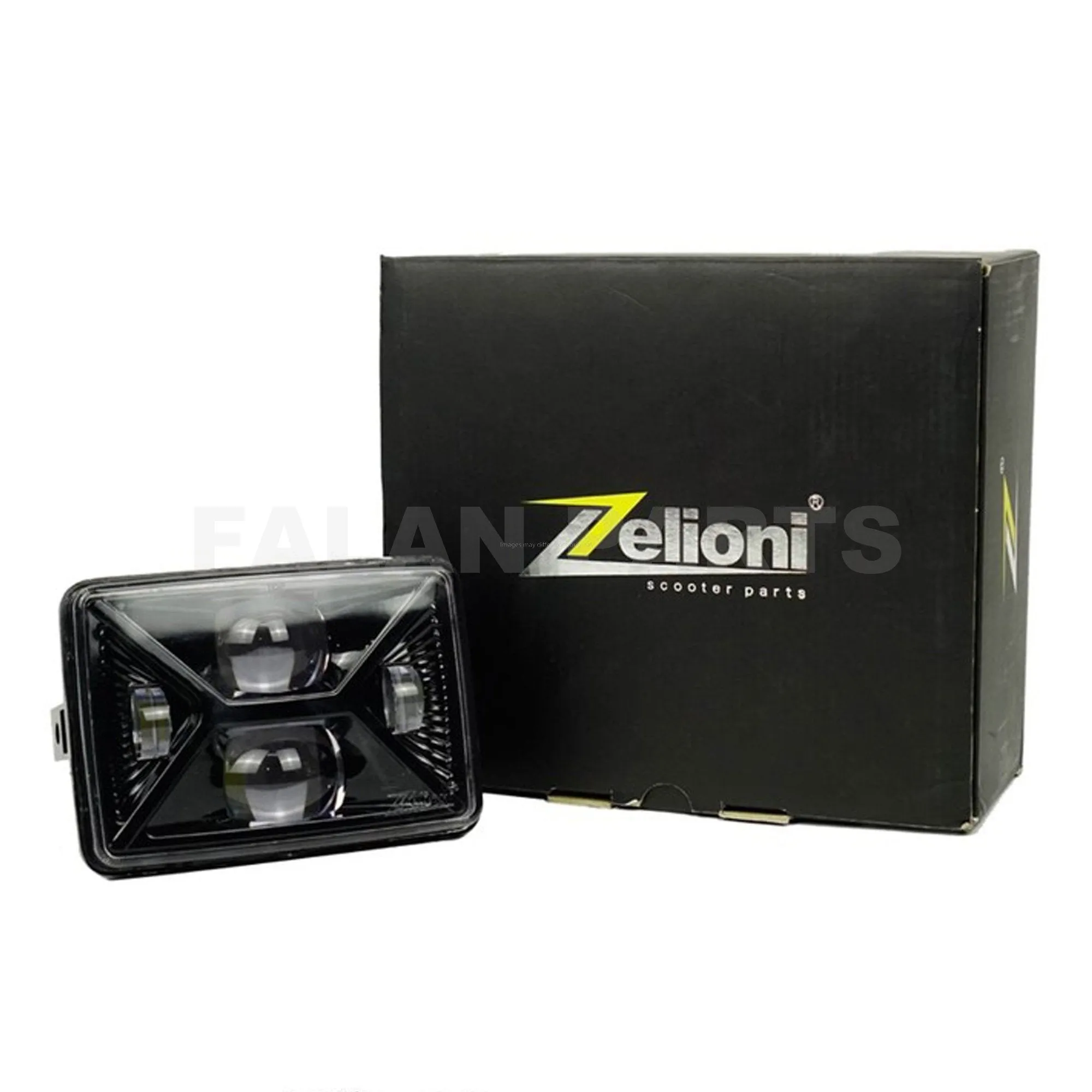 Headlight Unit ZELIONI LED trapezoidal | Vespa S 50-150cc