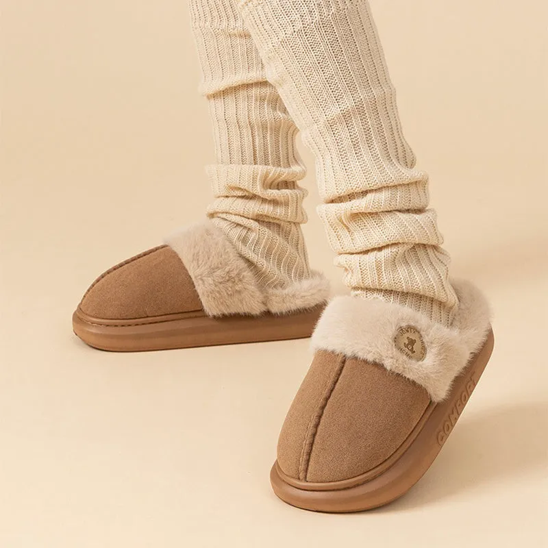 Julie – Cozy Winter Slippers with Thick Soles
