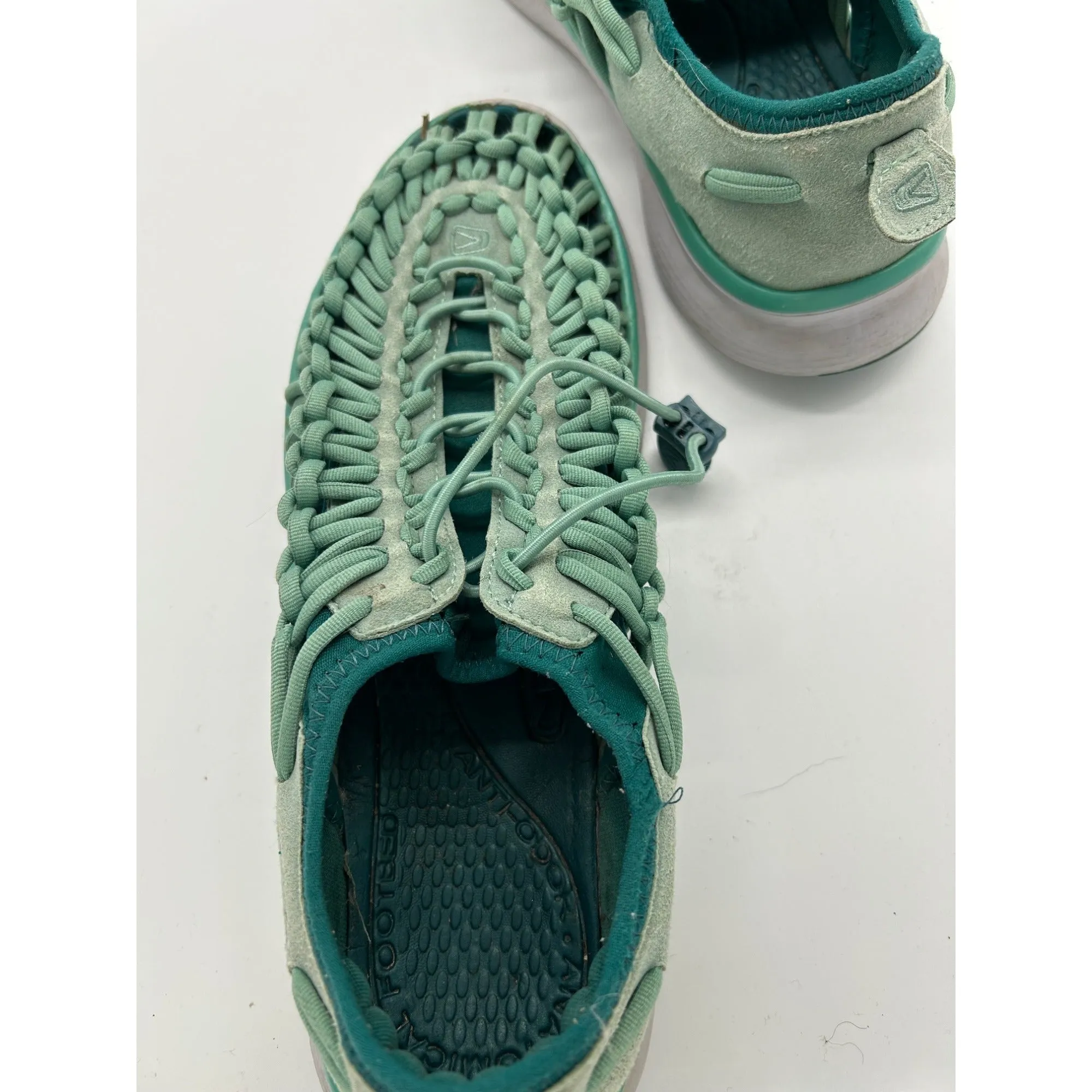 Keen Uneek Green Woven Sandals Mens Lightweight Outdoor Footwear #6642
