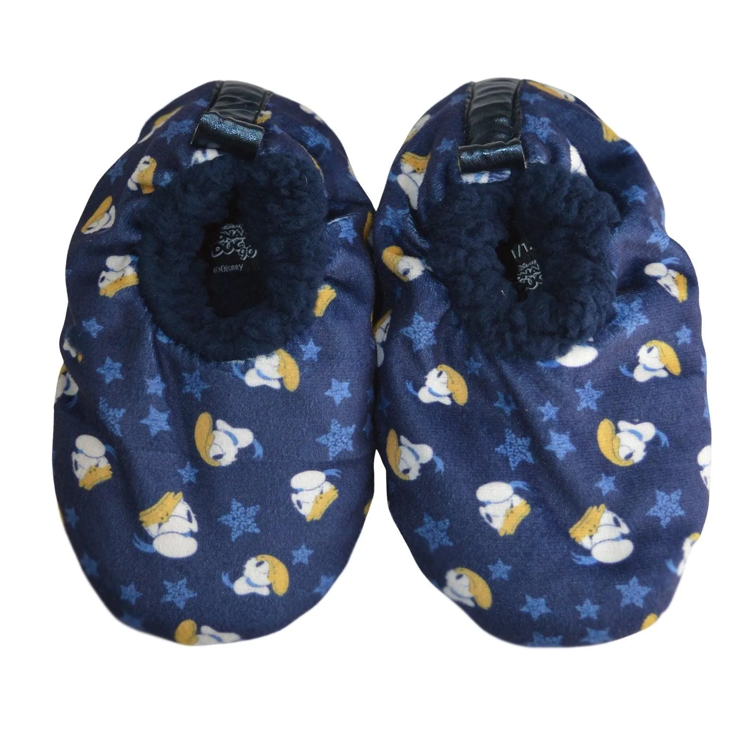 Kids Shoes Disney's Donald Duck Sherpa Non-slip Kids Slippers (11-12T to 2-3)