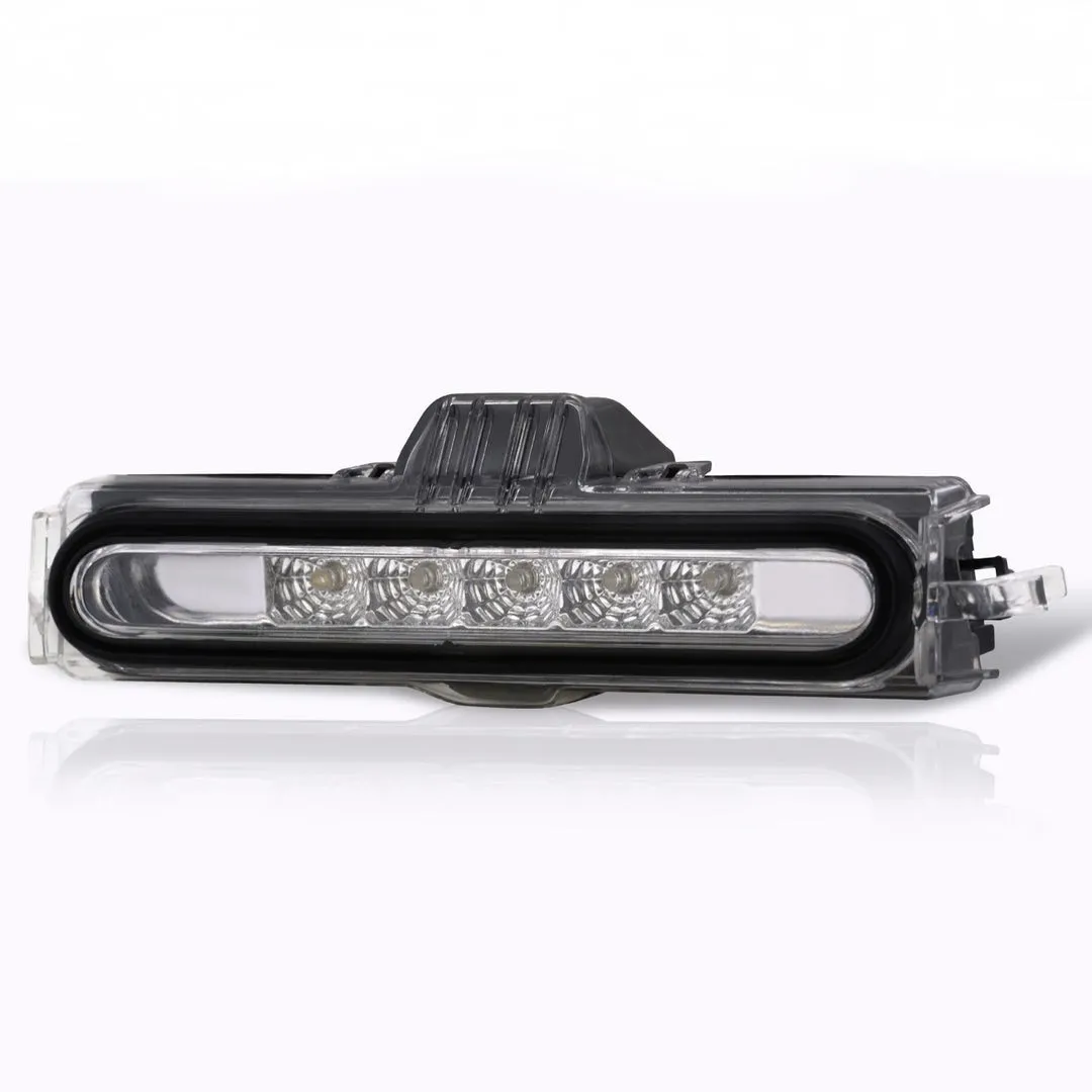 LED 3rd Brake Light Chrome Housing Clear Len