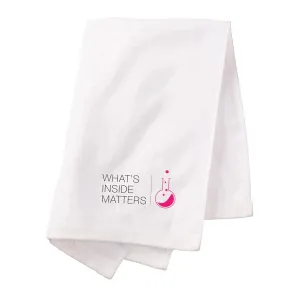 Light Elegance White What's Inside Matters Towel
