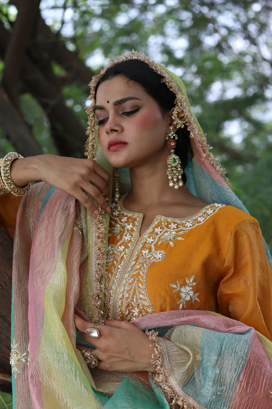 Luxurious Tissue Kurta Set