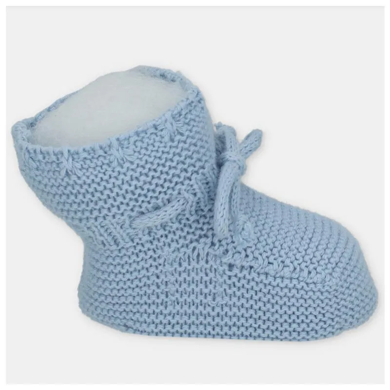 Martin Aranda - Baby Booties Knit Montefioralle, Blanco Roto