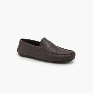 Men's Textured Loafers