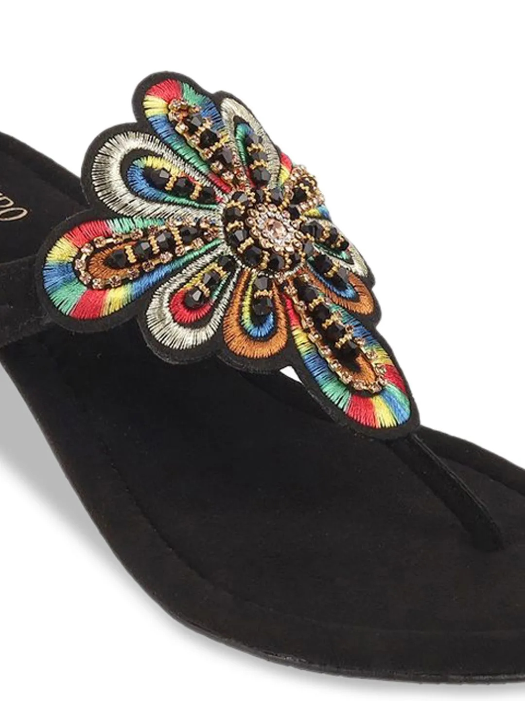 Metro Synthetic Block Heel Sandals
