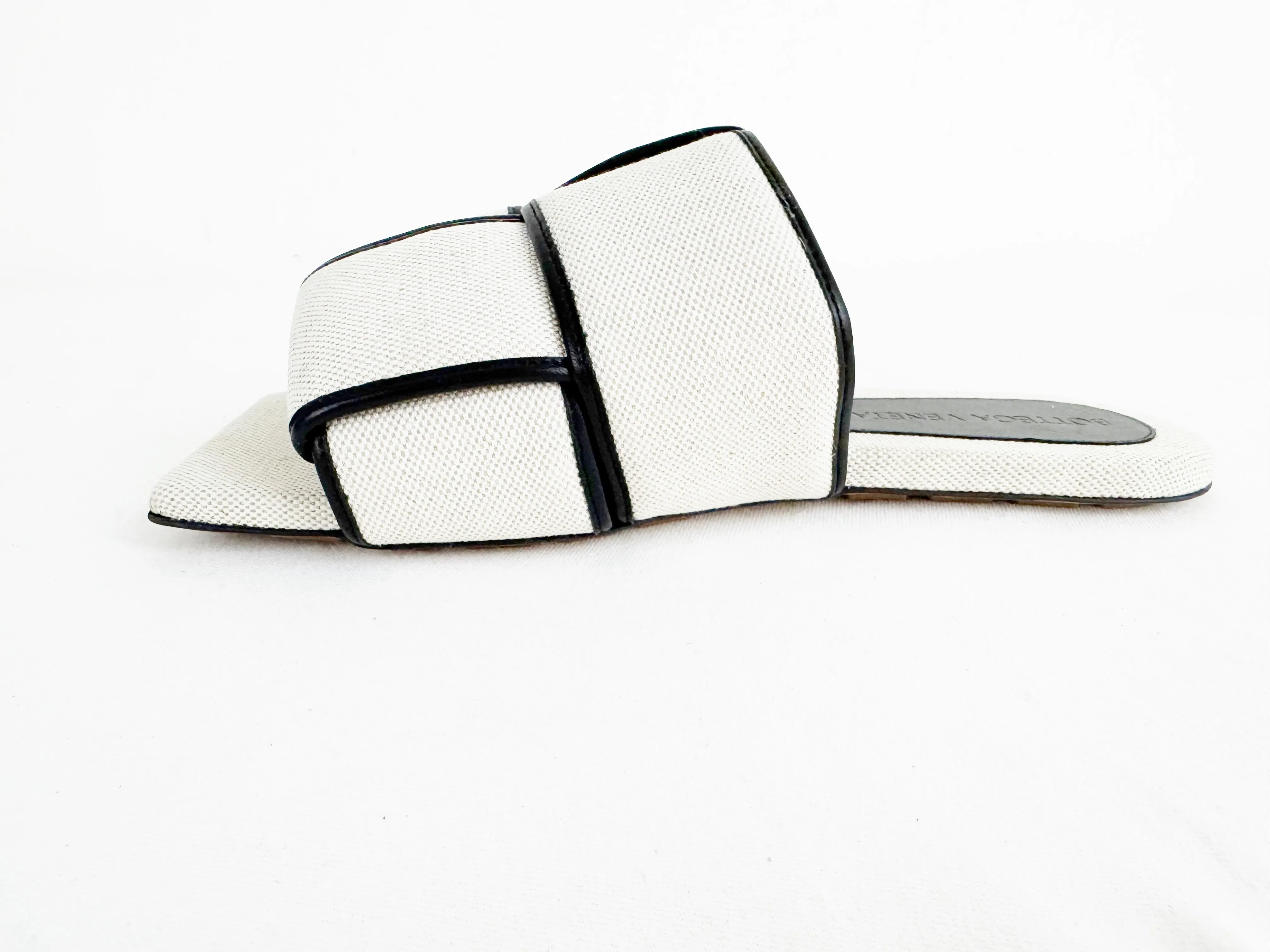 NEW Bottega Veneta Woven Slides Size 10