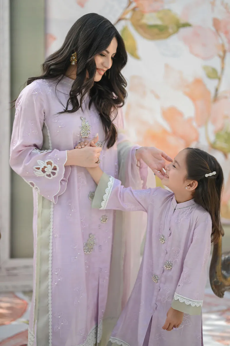 Nimra - Lilac - Shirt And Dupatta