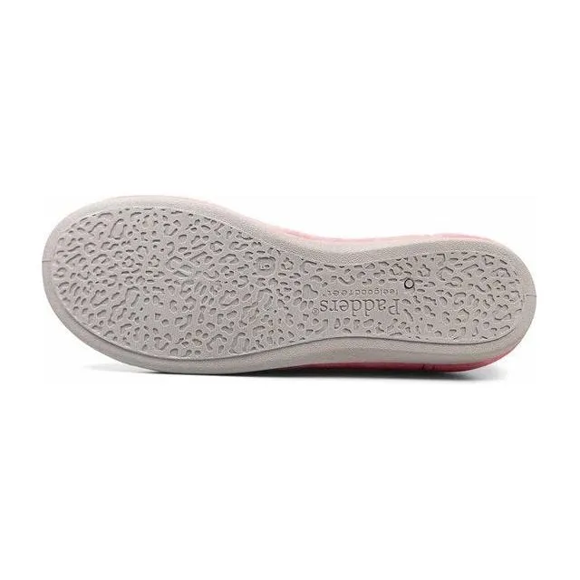 Padders Albertine Slippers - Pink Velour
