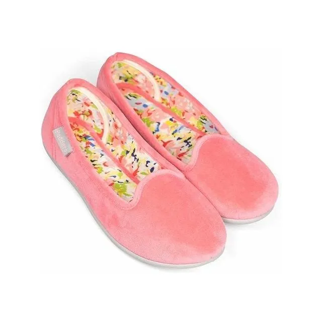 Padders Albertine Slippers - Pink Velour