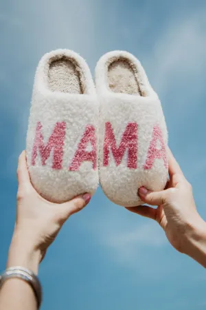 Pink MAMA House Slippers