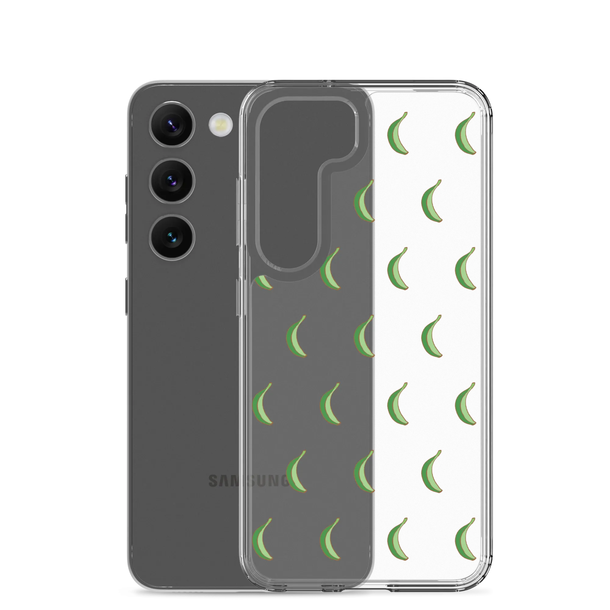 Platano All-Over Dominican Samsung Case (Transparent)