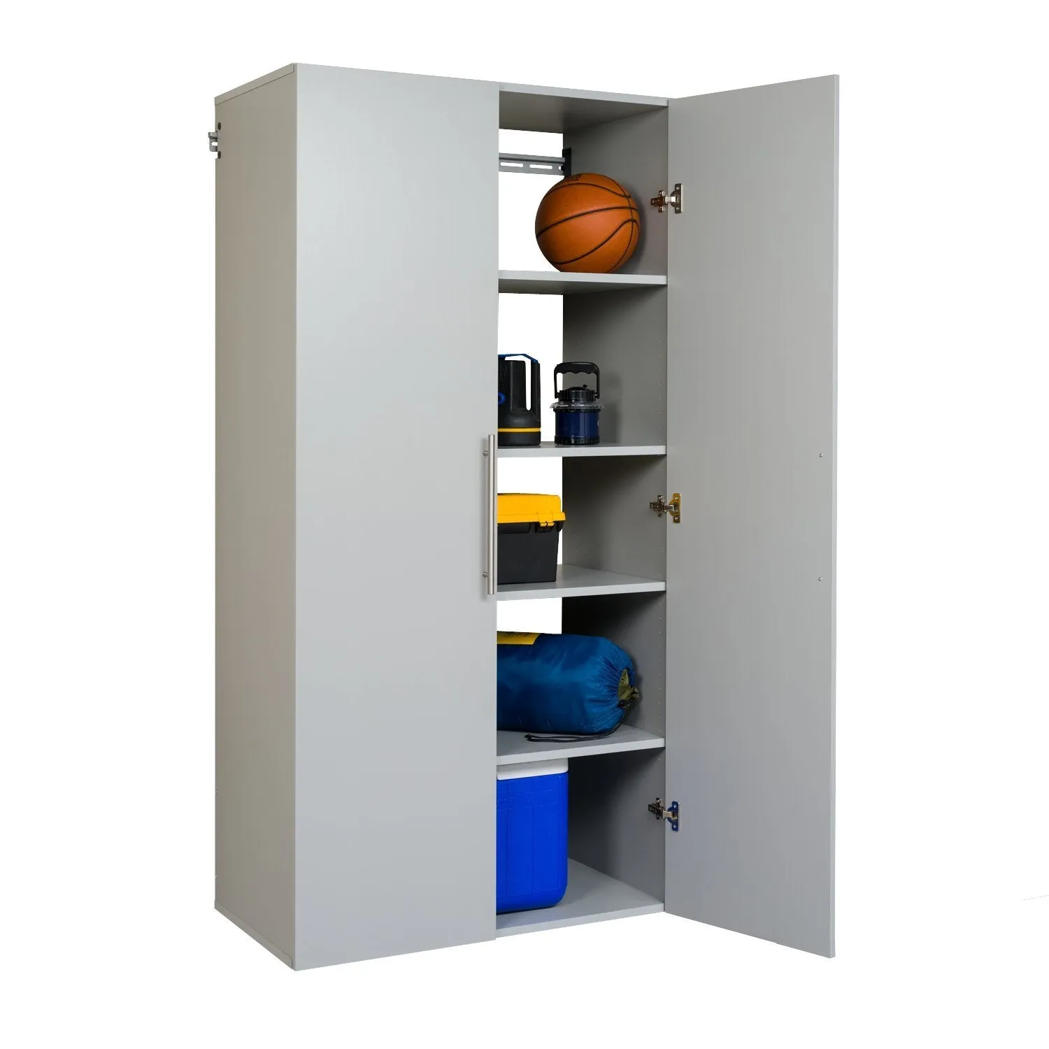 Prepac GSCW-0708-2K Hang-Ups Storage Cabinet, 36"/Large, Light Gray