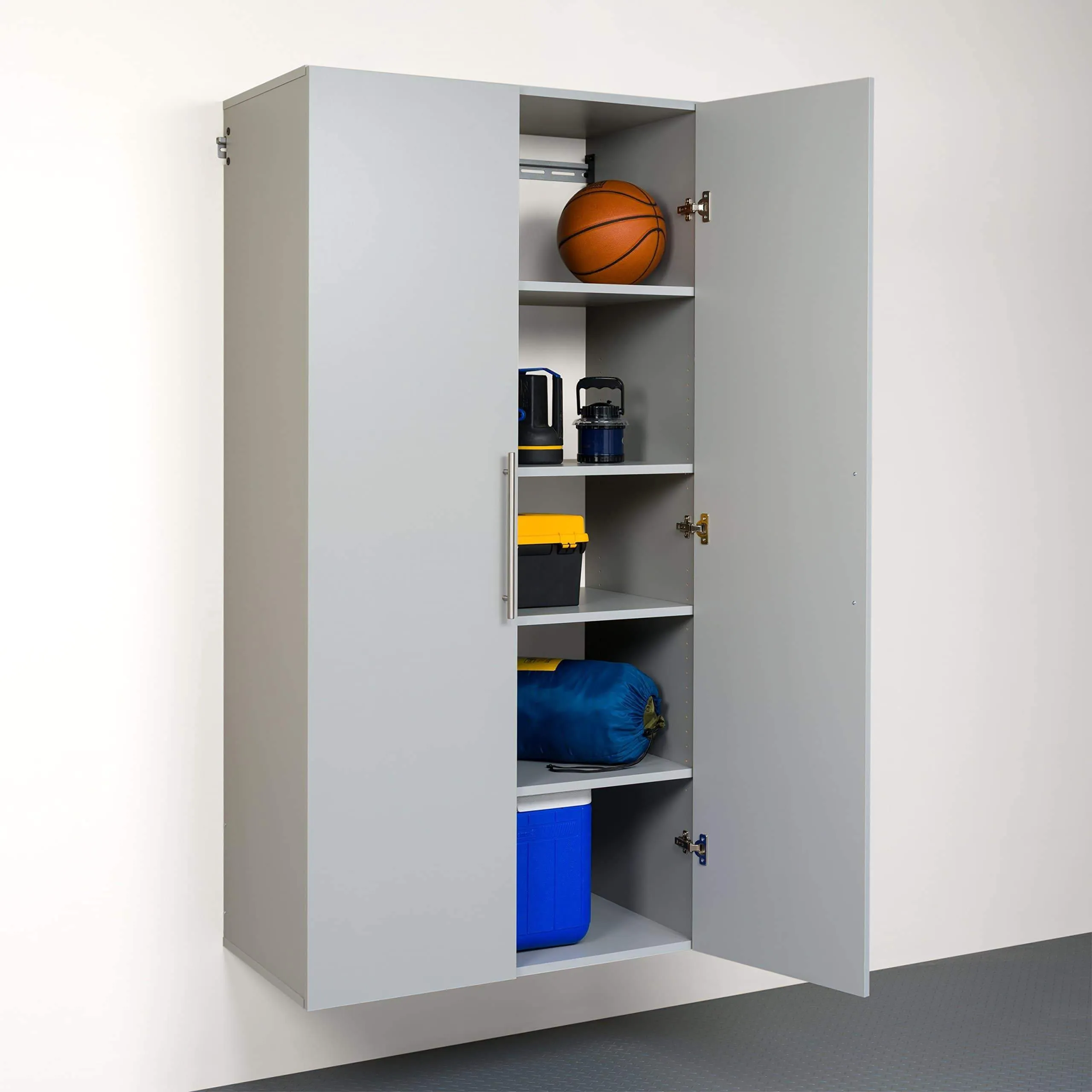 Prepac GSCW-0708-2K Hang-Ups Storage Cabinet, 36"/Large, Light Gray
