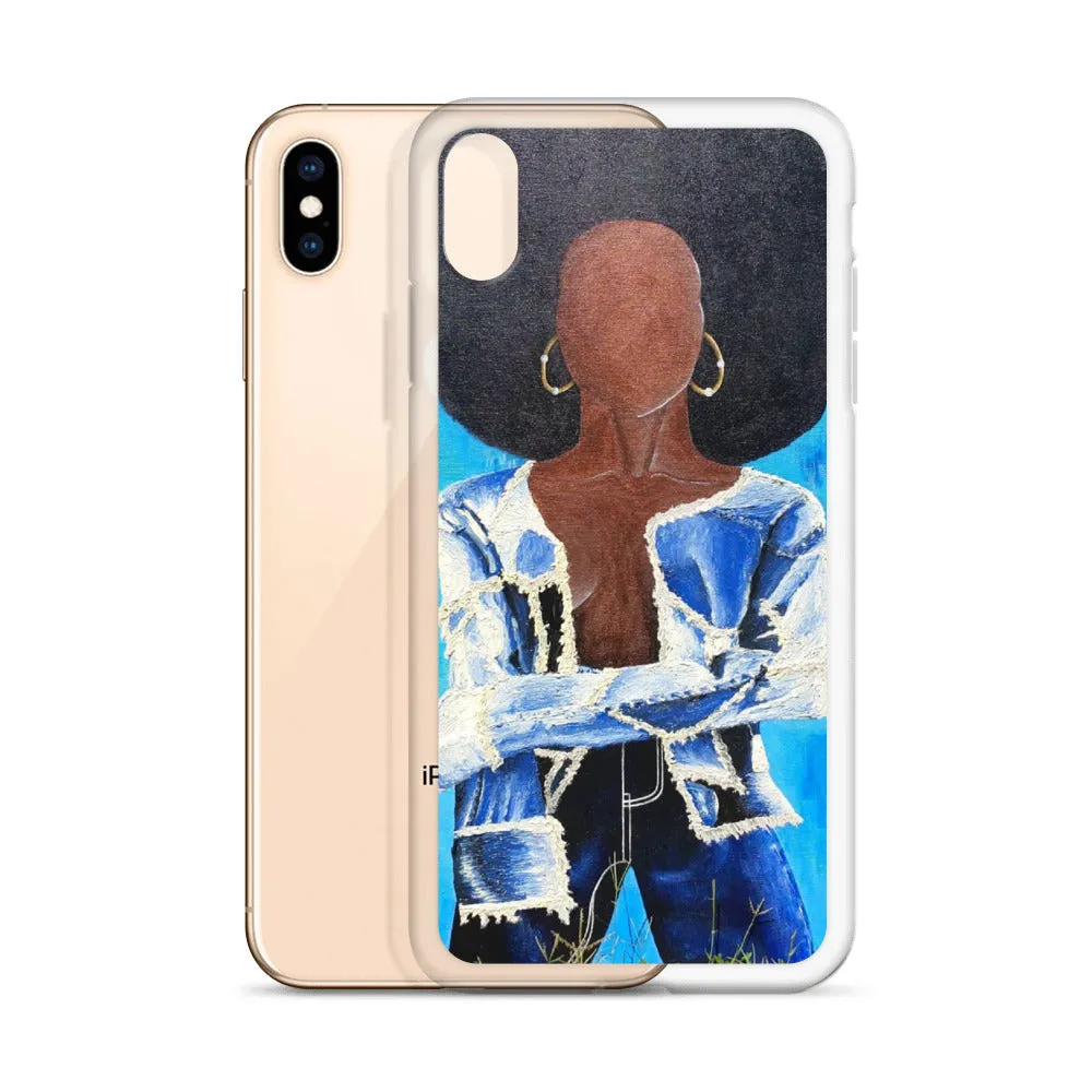 "Divine Denim" iPhone Case