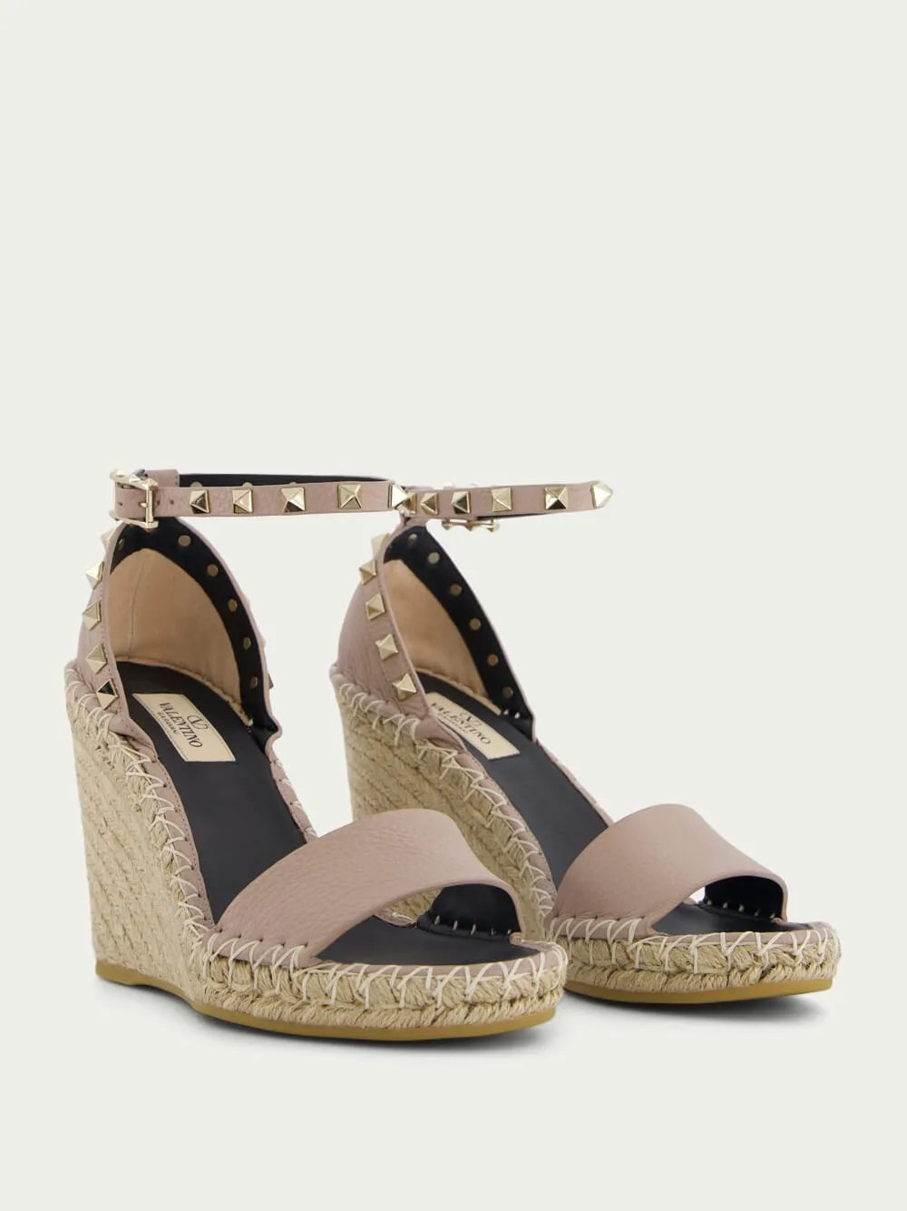 Rockstud 95mm Wedge Sandals