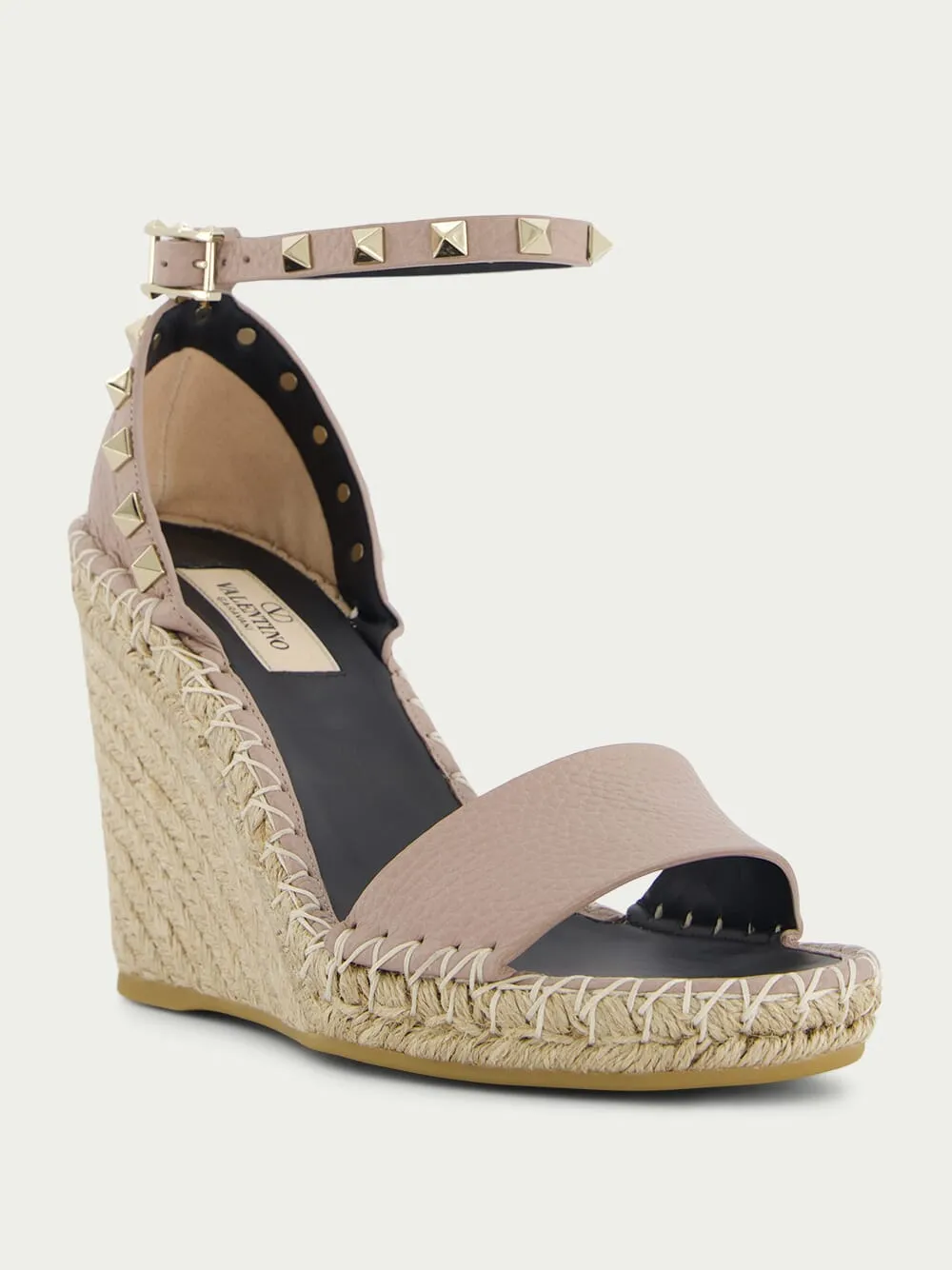 Rockstud 95mm Wedge Sandals