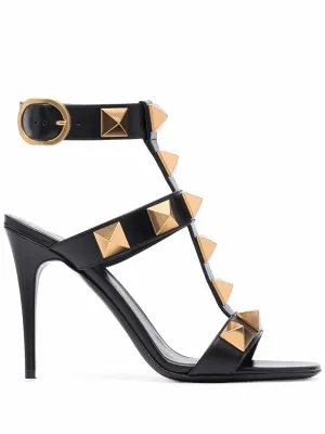 Roman Stud High-Heel Sandals