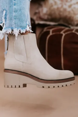 Sefi Platform Booties, Sand