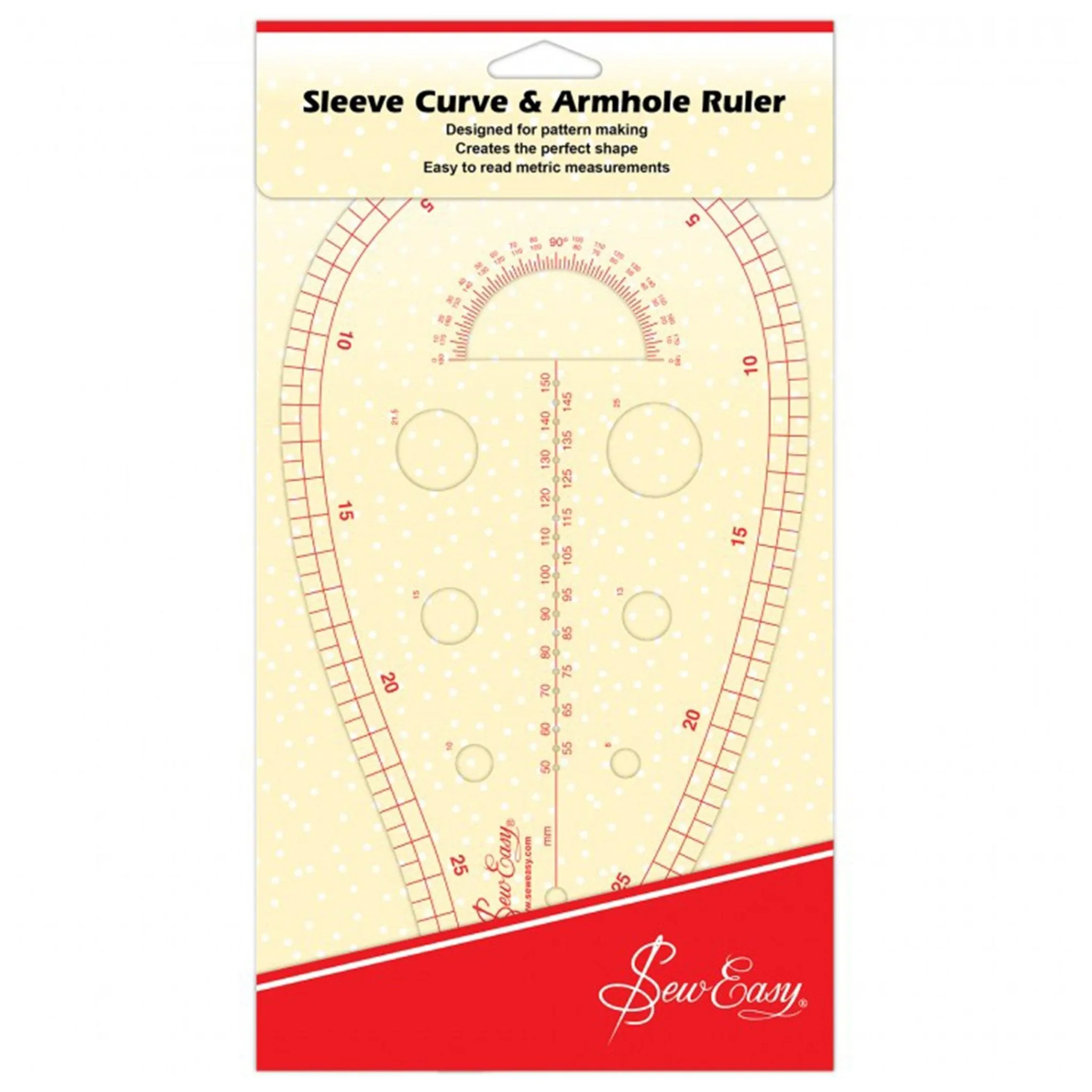 Sew Easy | Metric Sleeve Curve Ruler