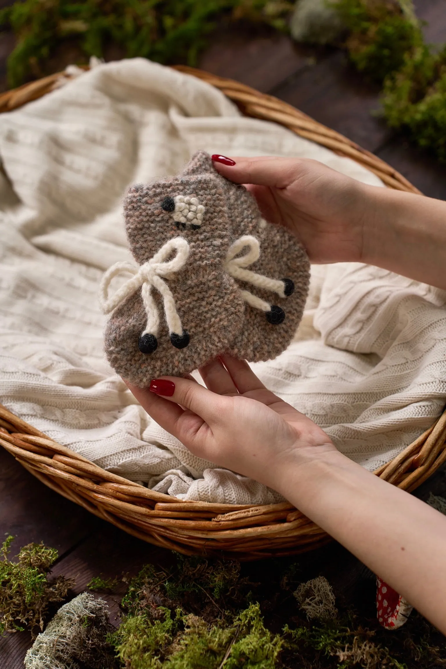 Sheeps Booties | Beigebrown