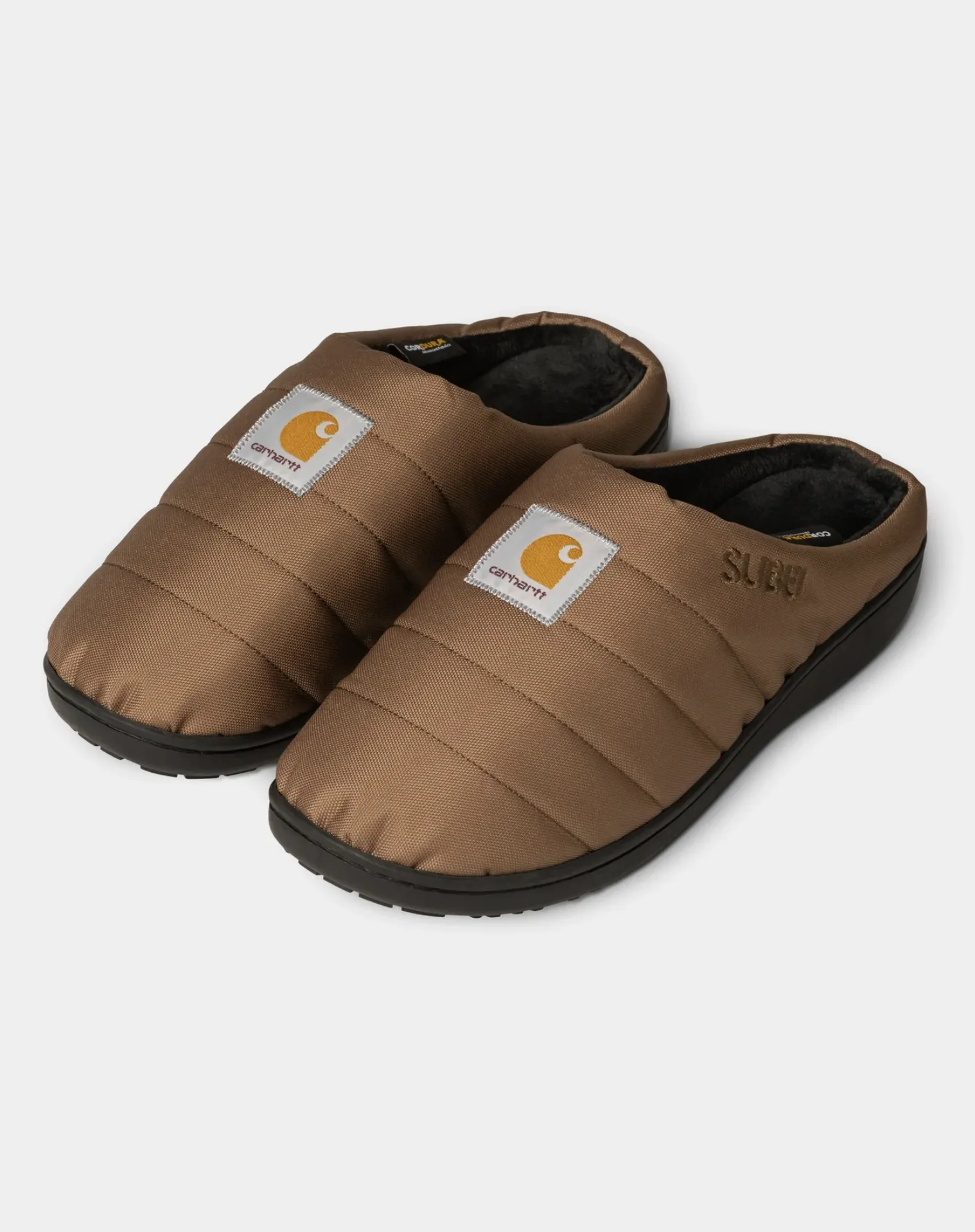 SUBU X CARHARTT WIP CORDURA SLIPPERS HAM. BROWN