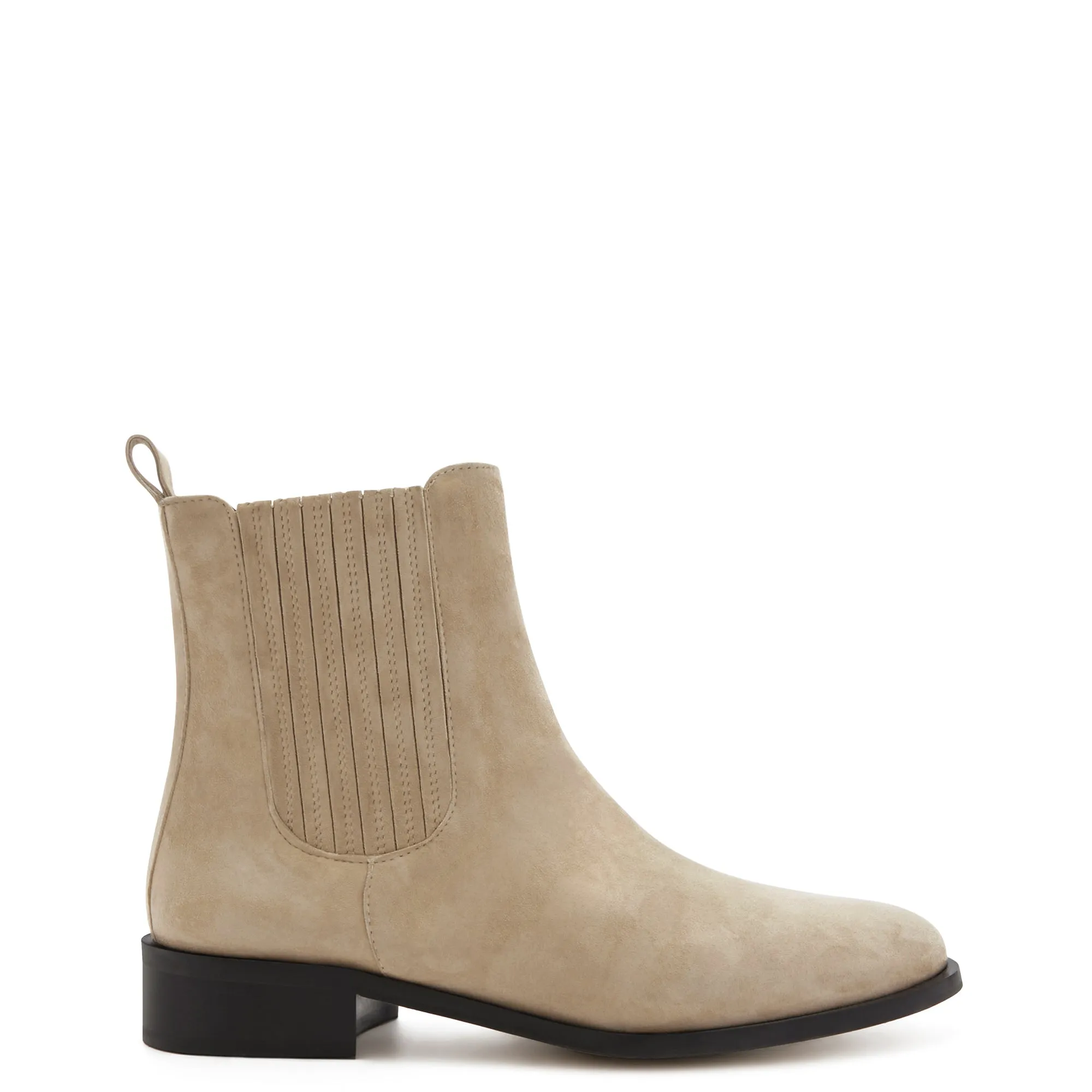 Vendôme Chey beige suede chelsea boots