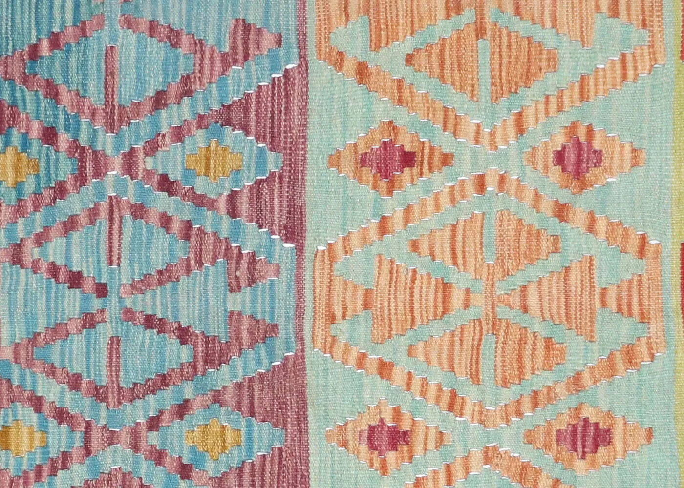 Vintage Afghan Maimana Kilim - 5' x 6'8"