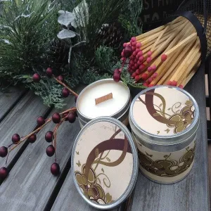 Warm Gingerbread Wood Wick Soy Candle