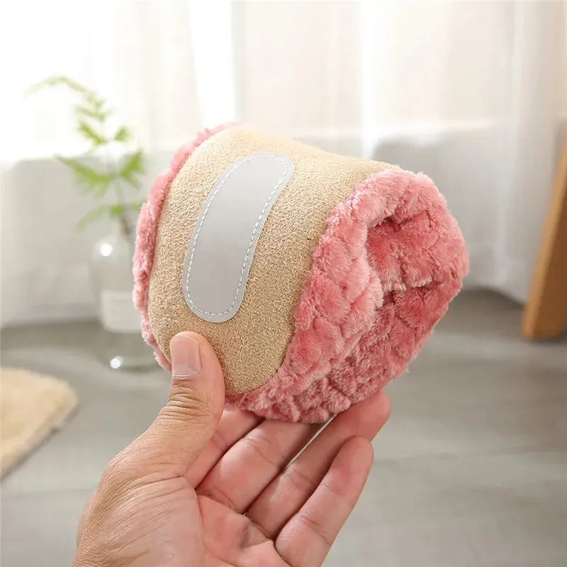 Warm Women Slippers - Cozy Plush Indoor Slip-On House Shoes for Autumn Winter Comfort